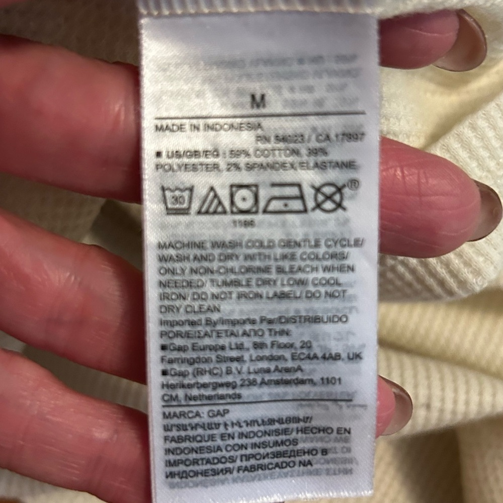 Gap Factory Fitted Waffle-Knit PJ T-Shirt (set of 2) - Picture 5 of 9